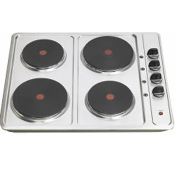 Cocina eléctrica de 60 cm con 4 placas calientes